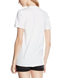 weißes T-shirt von Boohoo