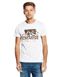 weißes T-shirt von Boss Orange