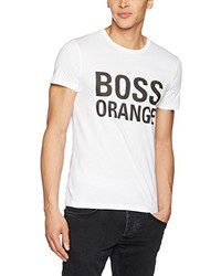 weißes T-shirt von Boss Orange