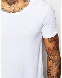 weißes T-shirt von Asos