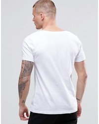 weißes T-shirt von Asos