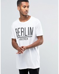 weißes T-shirt von Brave Soul