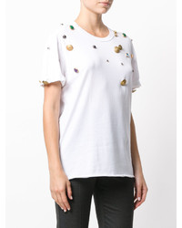 weißes T-shirt von Dolce & Gabbana