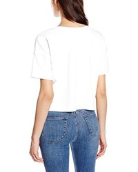 weißes T-shirt von Calvin Klein