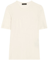 weißes T-shirt von Calvin Klein Collection