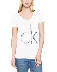 weißes T-shirt von Calvin Klein Jeans
