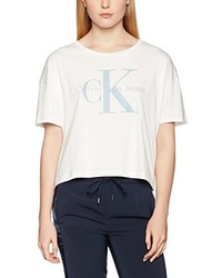 weißes T-shirt von Calvin Klein Jeans