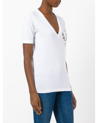 weißes T-shirt von Dsquared2