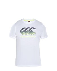 weißes T-shirt von Canterbury