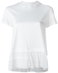 weißes T-shirt von Carven
