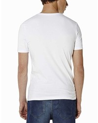 weißes T-shirt von Celio