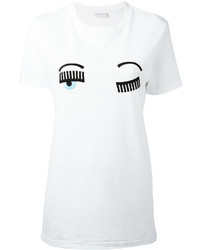 weißes T-shirt von Chiara Ferragni