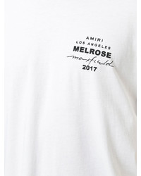 weißes T-shirt von Amiri