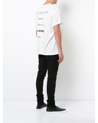 weißes T-shirt von Amiri