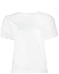 weißes T-shirt von Comme des Garcons