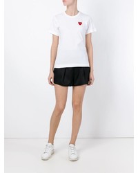 weißes T-shirt von Comme des Garcons