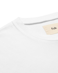 weißes T-shirt von Folk