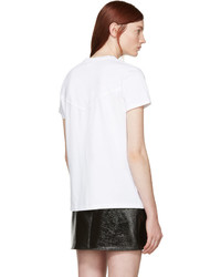 weißes T-shirt von Courreges