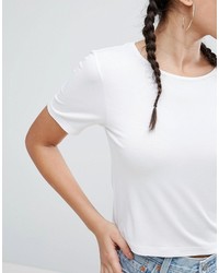 weißes T-shirt von Asos