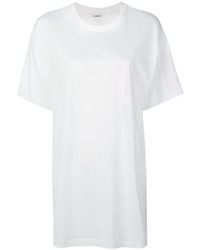 weißes T-shirt von Donna Karan
