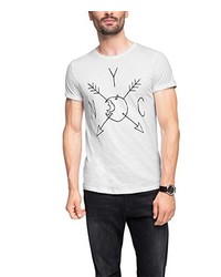 weißes T-shirt von edc by Esprit