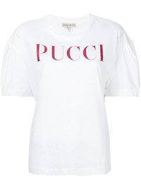 weißes T-shirt von Emilio Pucci