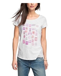 weißes T-shirt von Esprit