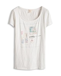 weißes T-shirt von Esprit