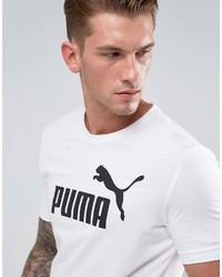 weißes T-shirt von Puma