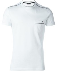 weißes T-shirt von Fay