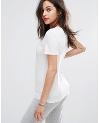 weißes T-shirt von Juicy Couture