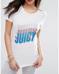 weißes T-shirt von Juicy Couture