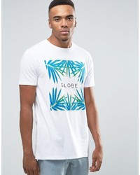 weißes T-shirt von Globe