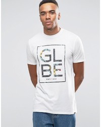 weißes T-shirt von Globe