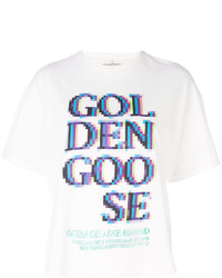 weißes T-shirt von Golden Goose Deluxe Brand