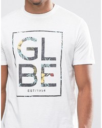 weißes T-shirt von Globe