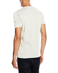 weißes T-shirt von Hilfiger Denim