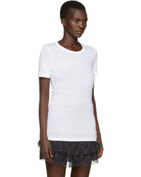 weißes T-shirt von Etoile Isabel Marant