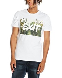 weißes T-shirt von Jack & Jones