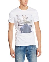 weißes T-shirt von Jack & Jones