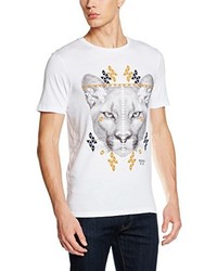 weißes T-shirt von Jack & Jones