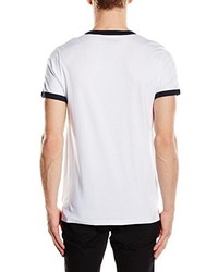 weißes T-shirt von Jack & Jones