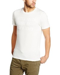 weißes T-shirt von Jack & Jones