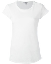 weißes T-shirt von James Perse
