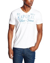 weißes T-shirt von Kaporal