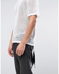 weißes T-shirt von Asos