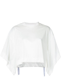 weißes T-shirt von Le Ciel Bleu
