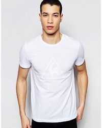 weißes T-shirt von Le Coq Sportif