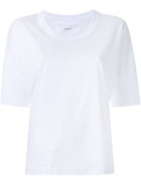 weißes T-shirt von Lemaire