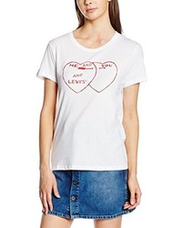 weißes T-shirt von Levi's